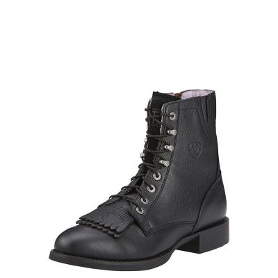 Ariat Western: Heritage Lacer II Botas Western Mujer - Negras (BXWYR1542)